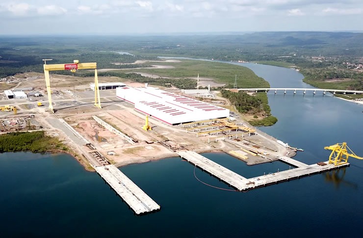 Estaleiro em São Roque do Paraguaçu será utilizado como canteiro de obras da Ponte Salvador-Itaparica; a informação é do secretário estadual da Casa Civil