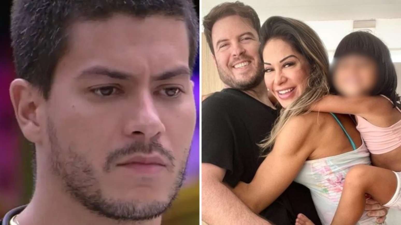 Web implora para Arthur Aguiar tomar guarda da filha de Maira Cardi: 'Ela é doente'